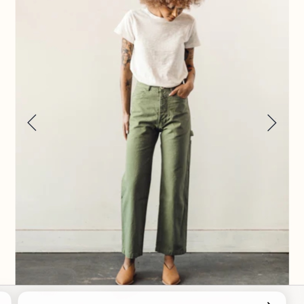 Kamm handy pants in shrub